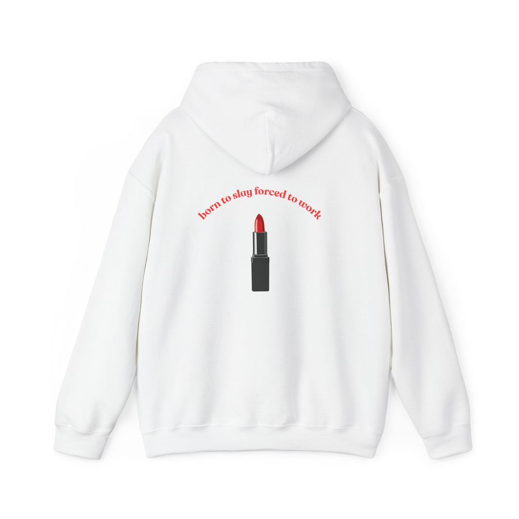 Lipstick Graphic Hoodie — "Learn to Stay Focused to Revolt" Inspirational Streetwear