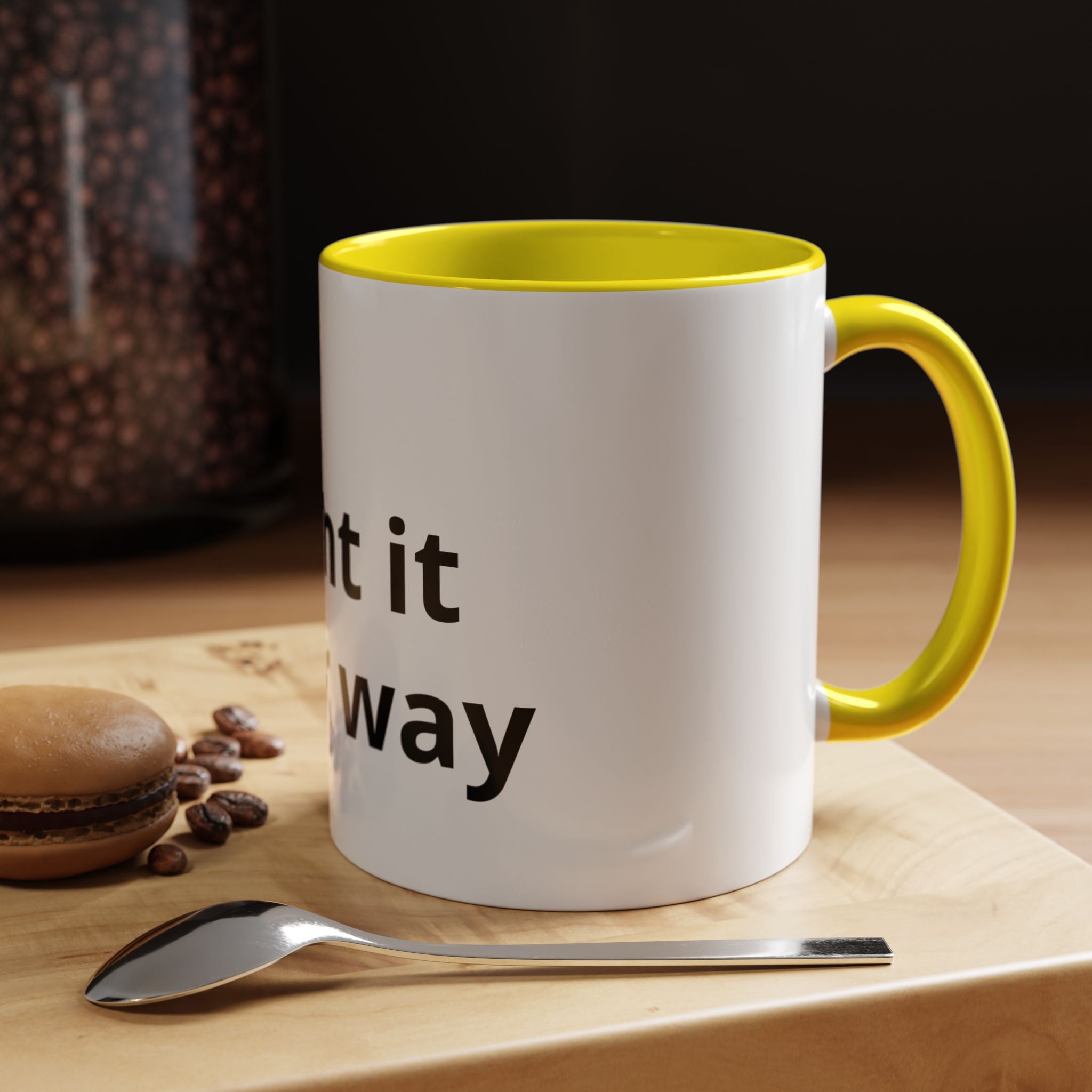 Customizable Coffee Mug — 'Print It Your Way' Black-Trim Ceramic Mug (11/15oz)