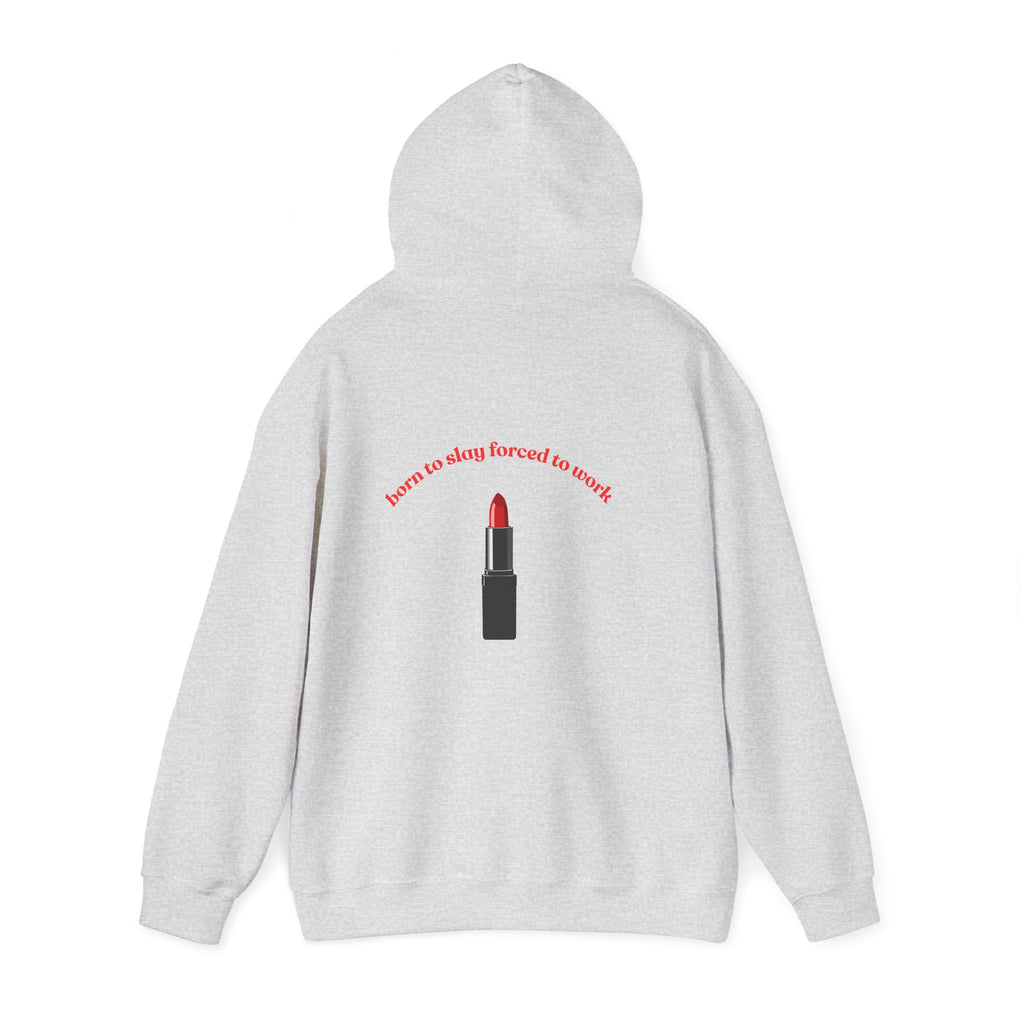 Lipstick Graphic Hoodie — "Learn to Stay Focused to Revolt" Inspirational Streetwear