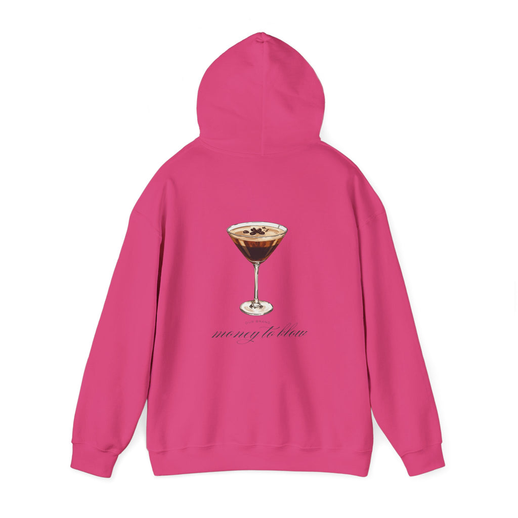 Espresso Martini Hoodie — 'Money to Blow' Cocktail Graphic Pullover