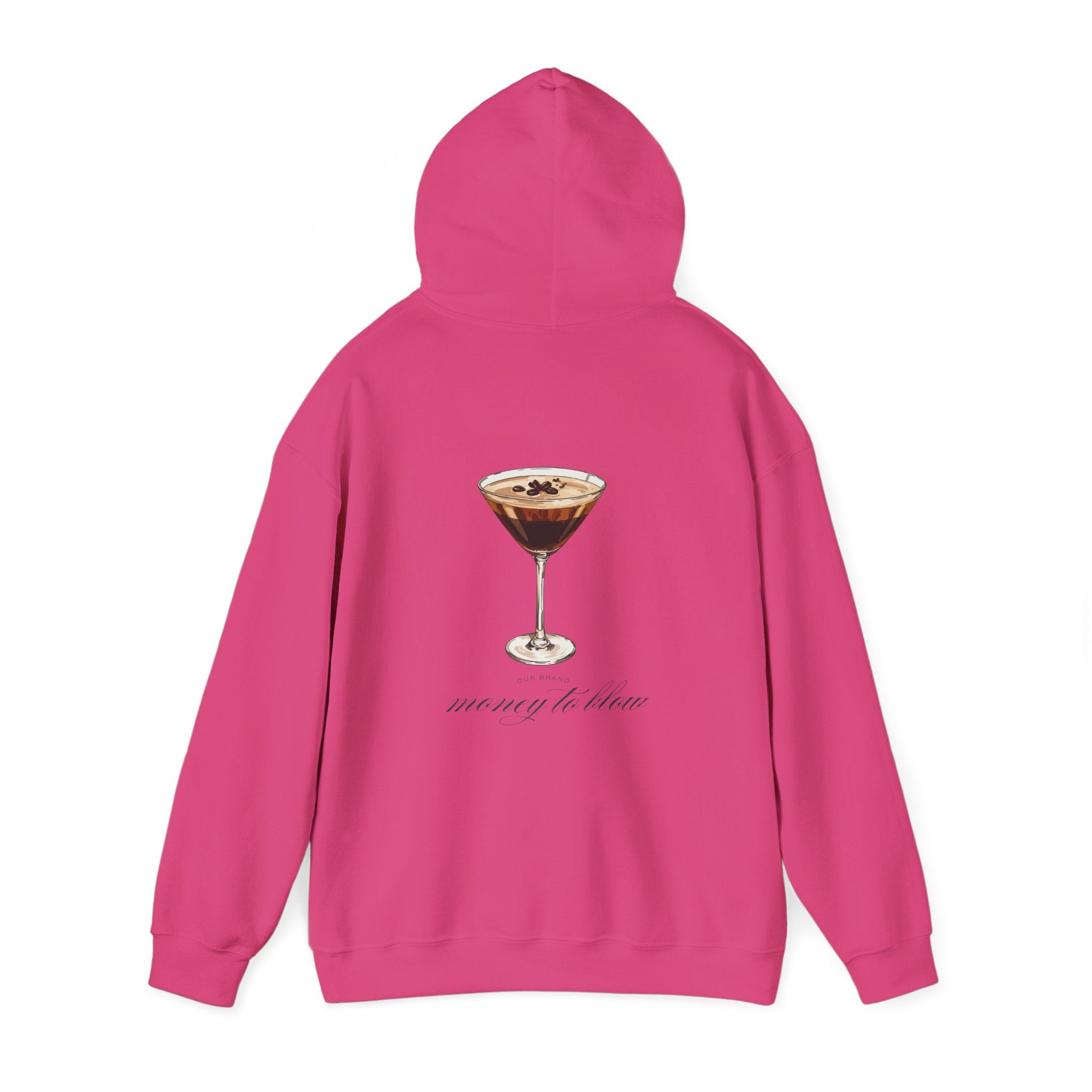 Espresso Martini Hoodie — 'Money to Blow' Cocktail Graphic Pullover