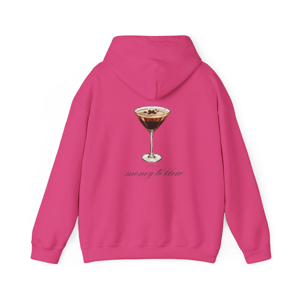 Espresso Martini Hoodie — 'Money to Blow' Cocktail Graphic Pullover