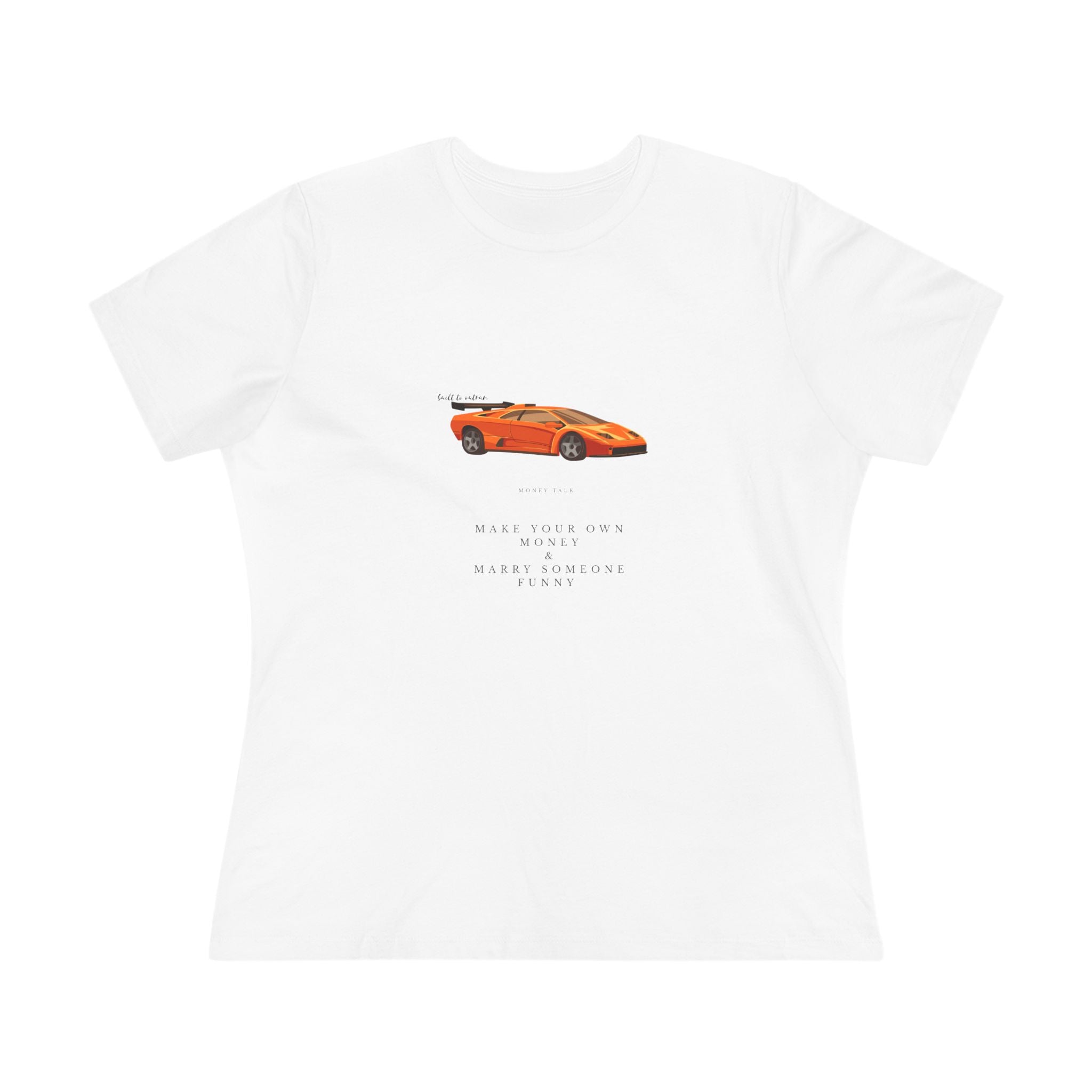 Luxury Lifestyle Women's Cotton Tee — Chic Everyday Graphic Tee