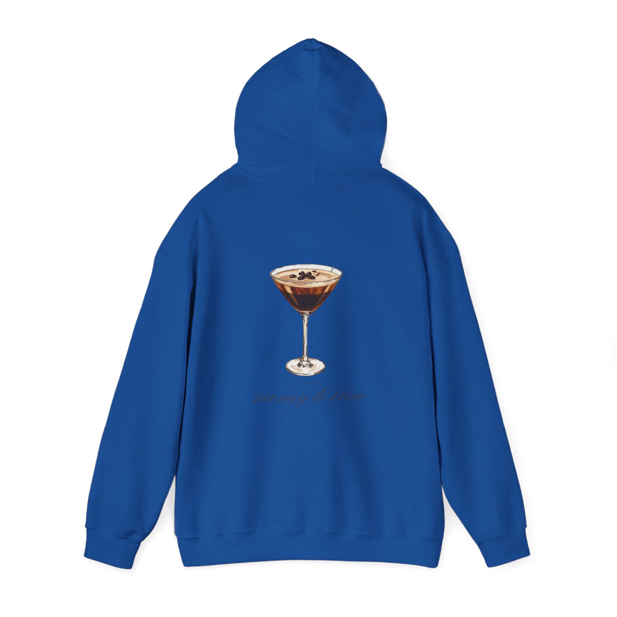 Espresso Martini Hoodie — 'Money to Blow' Cocktail Graphic Pullover