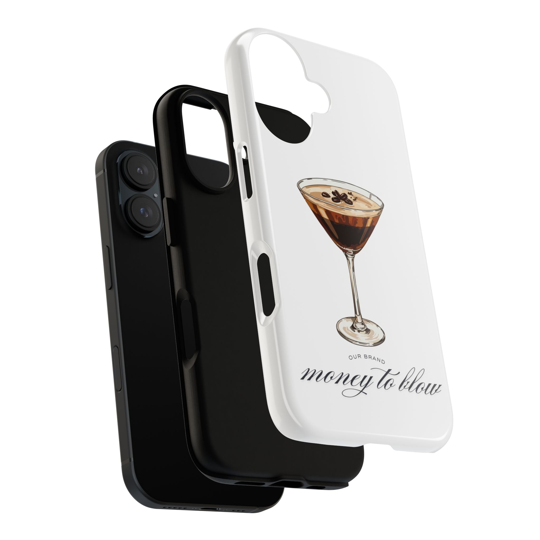 Cocktail Phone Case — 'Money to Blow' Espresso Martini Protective Case