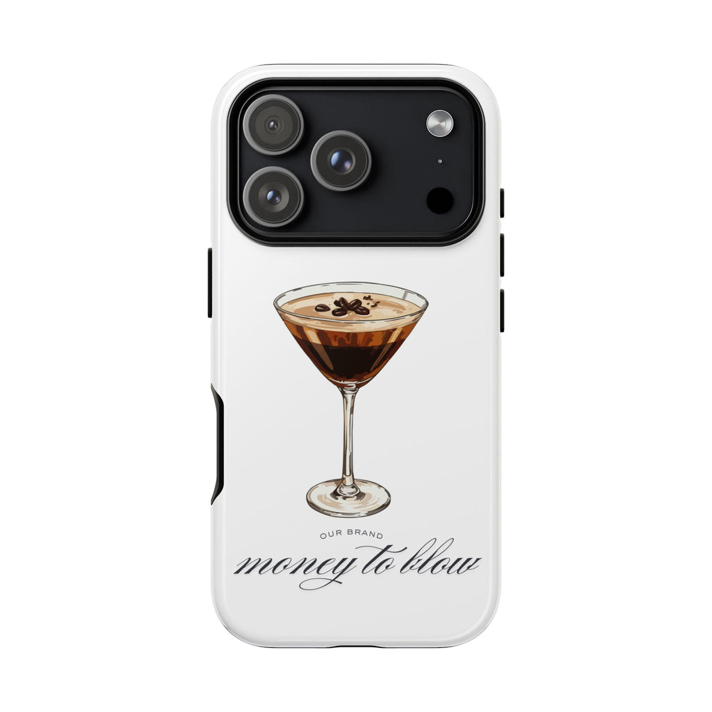 Cocktail Phone Case — 'Money to Blow' Espresso Martini Protective Case