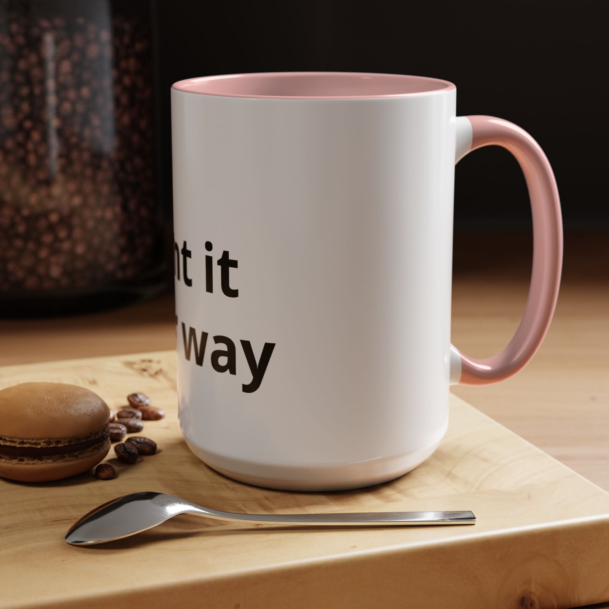Customizable Coffee Mug — 'Print It Your Way' Black-Trim Ceramic Mug (11/15oz)