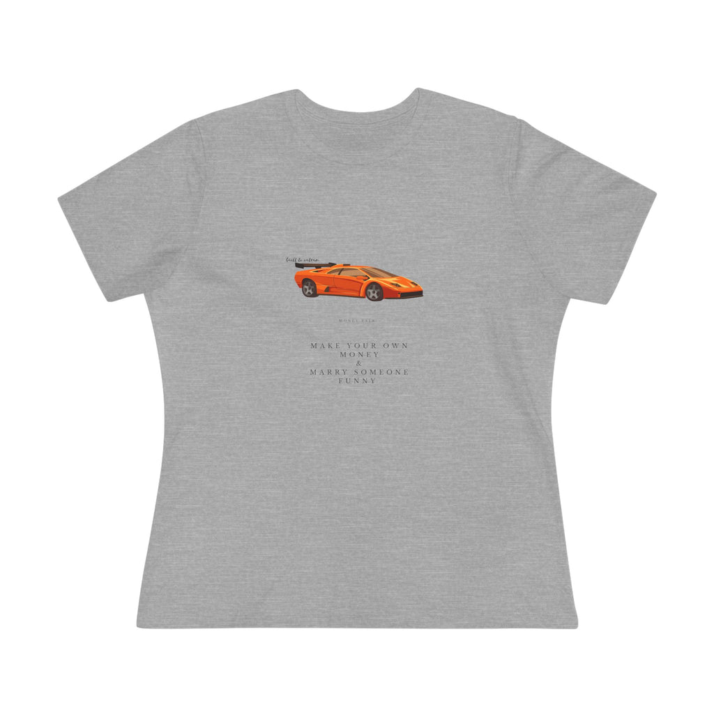 Luxury Lifestyle Women's Cotton Tee — Chic Everyday Graphic Tee