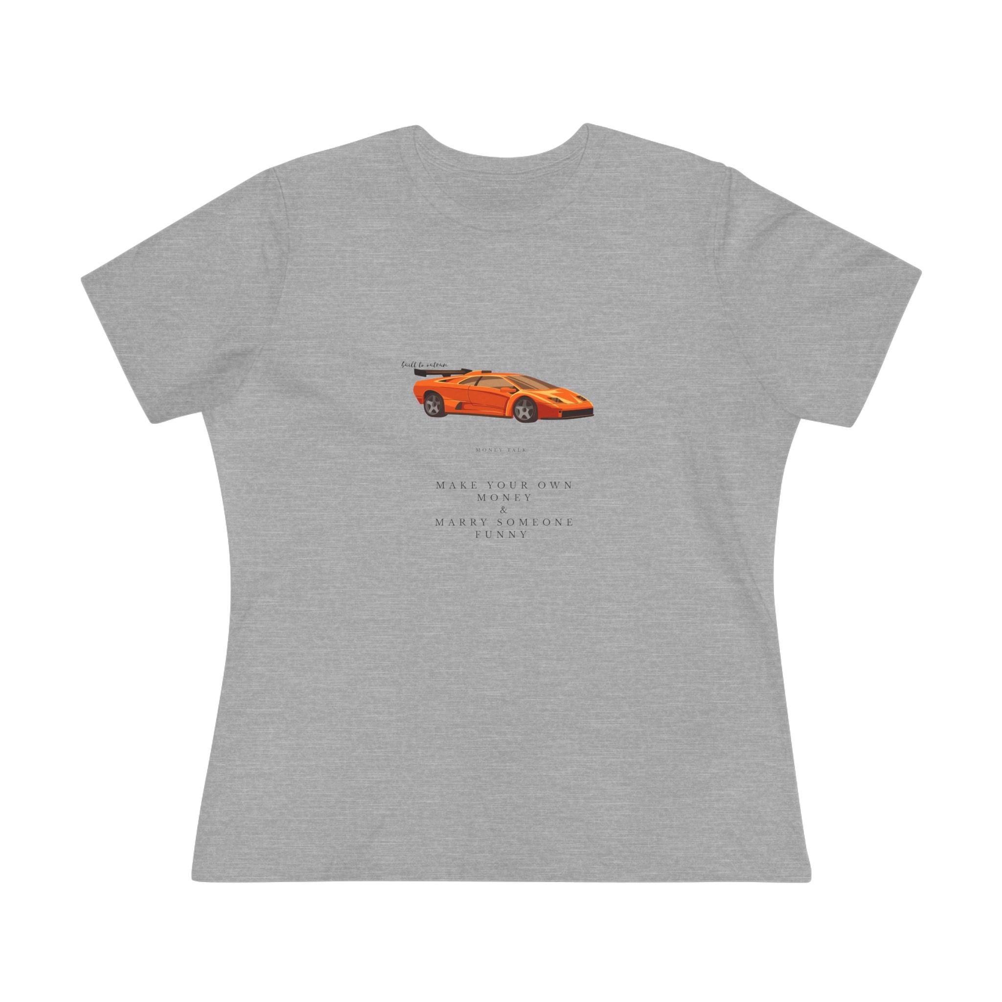 Luxury Lifestyle Women's Cotton Tee — Chic Everyday Graphic Tee
