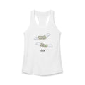 Money Talk Racerback Tank — Women's 'Money Talk' Graphic Tank Top