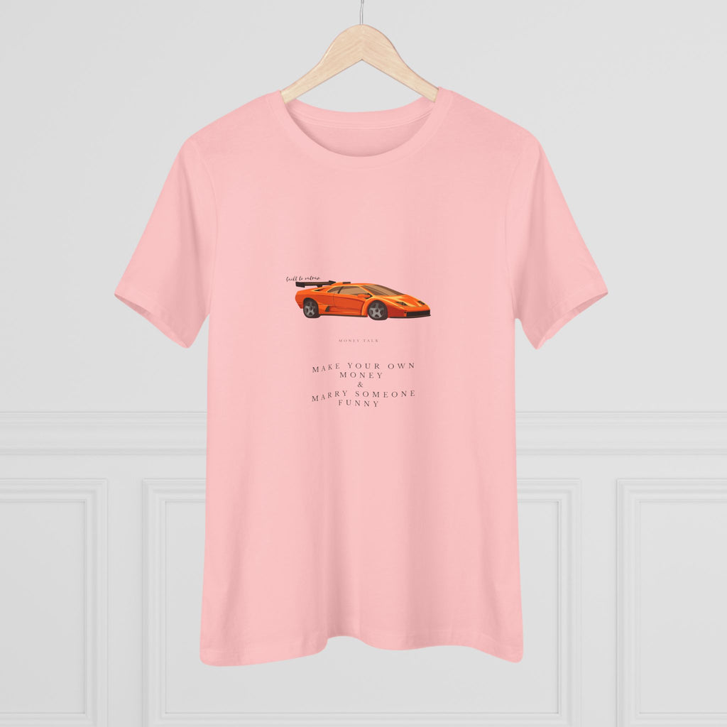 Luxury Lifestyle Women's Cotton Tee — Chic Everyday Graphic Tee