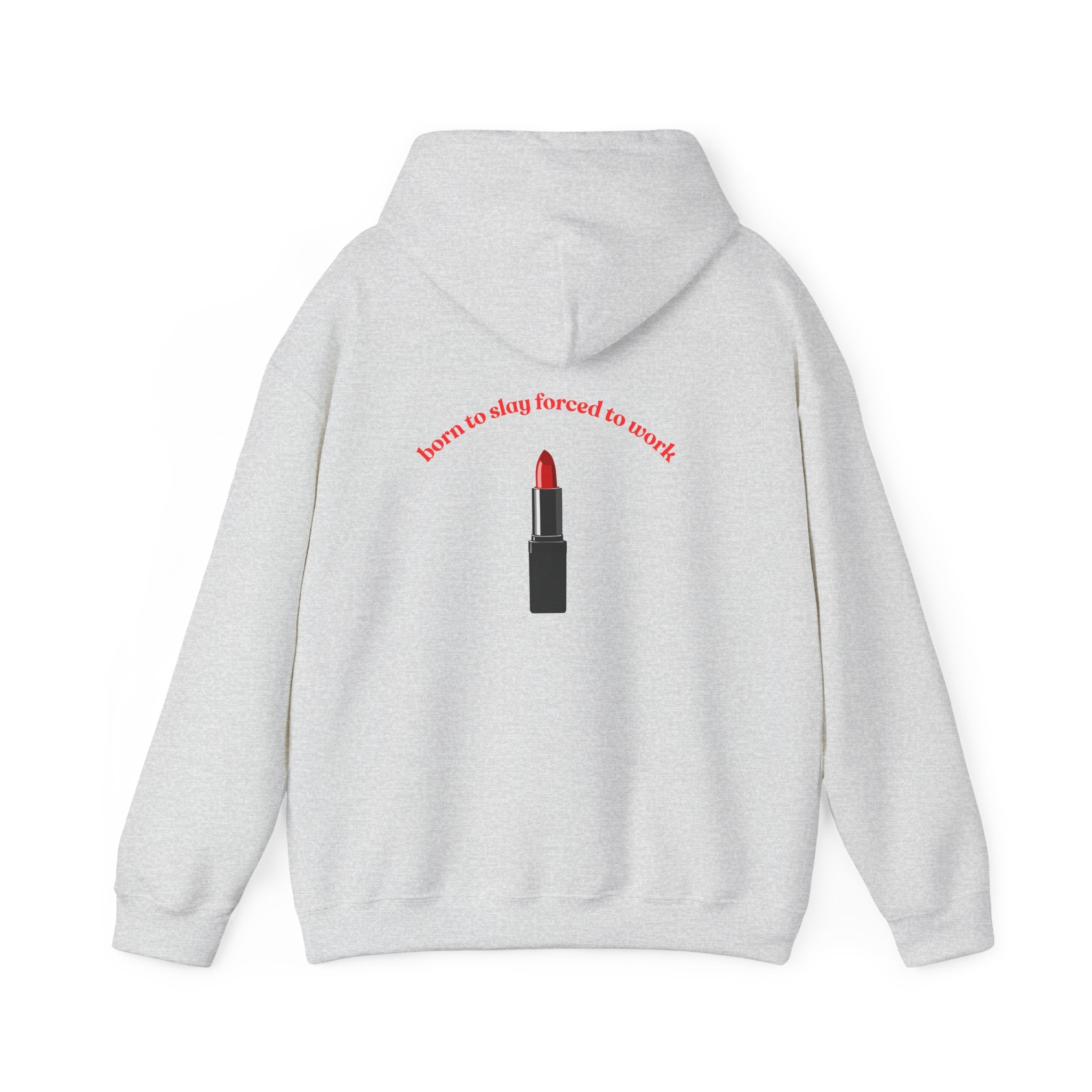 Lipstick Graphic Hoodie — "Learn to Stay Focused to Revolt" Inspirational Streetwear