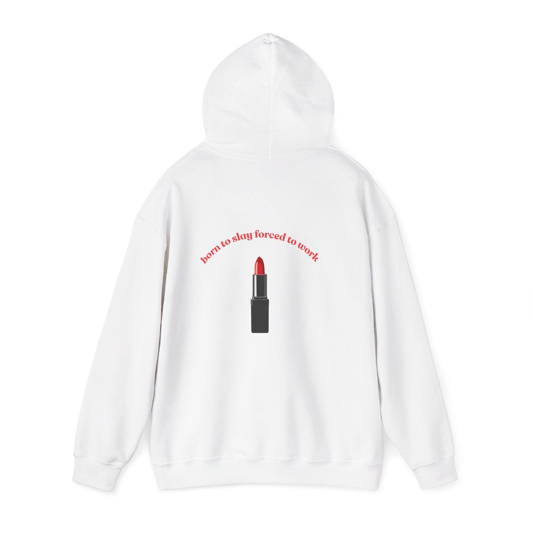 Lipstick Graphic Hoodie — "Learn to Stay Focused to Revolt" Inspirational Streetwear