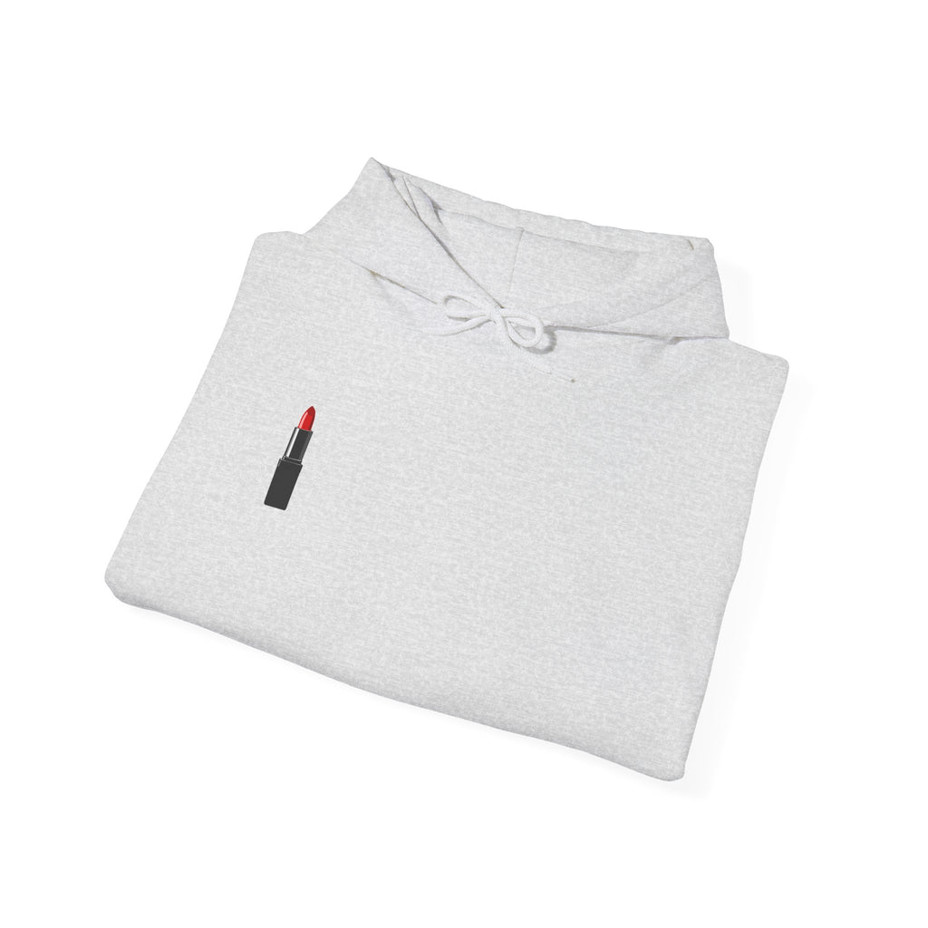 Lipstick Graphic Hoodie — "Learn to Stay Focused to Revolt" Inspirational Streetwear