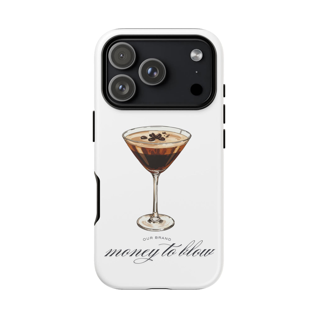Cocktail Phone Case — 'Money to Blow' Espresso Martini Protective Case