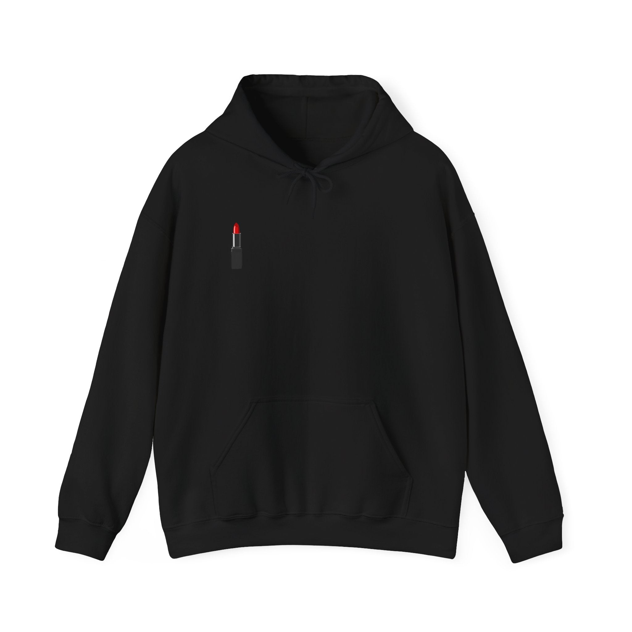 Lipstick Graphic Hoodie — "Learn to Stay Focused to Revolt" Inspirational Streetwear