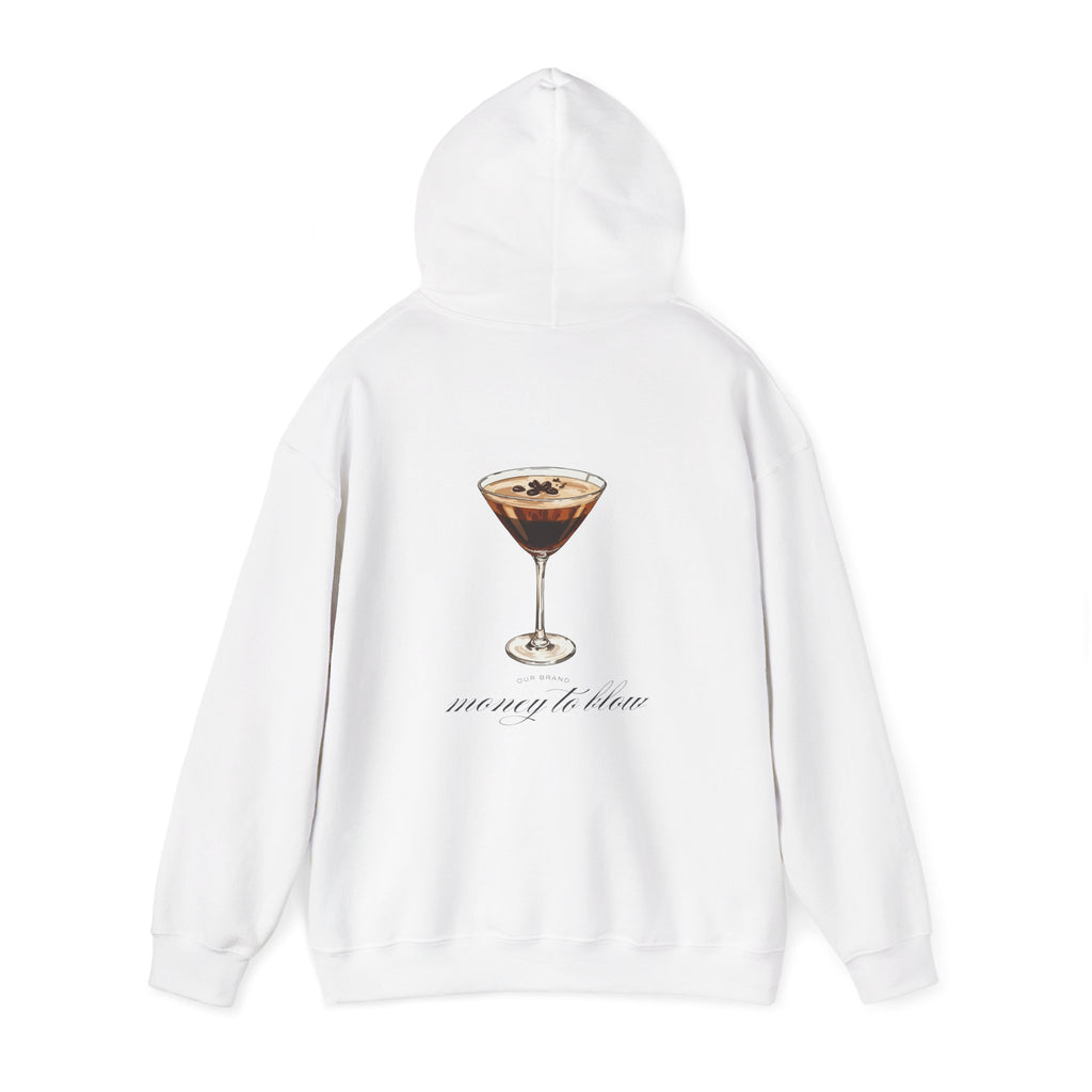 Espresso Martini Hoodie — 'Money to Blow' Cocktail Graphic Pullover