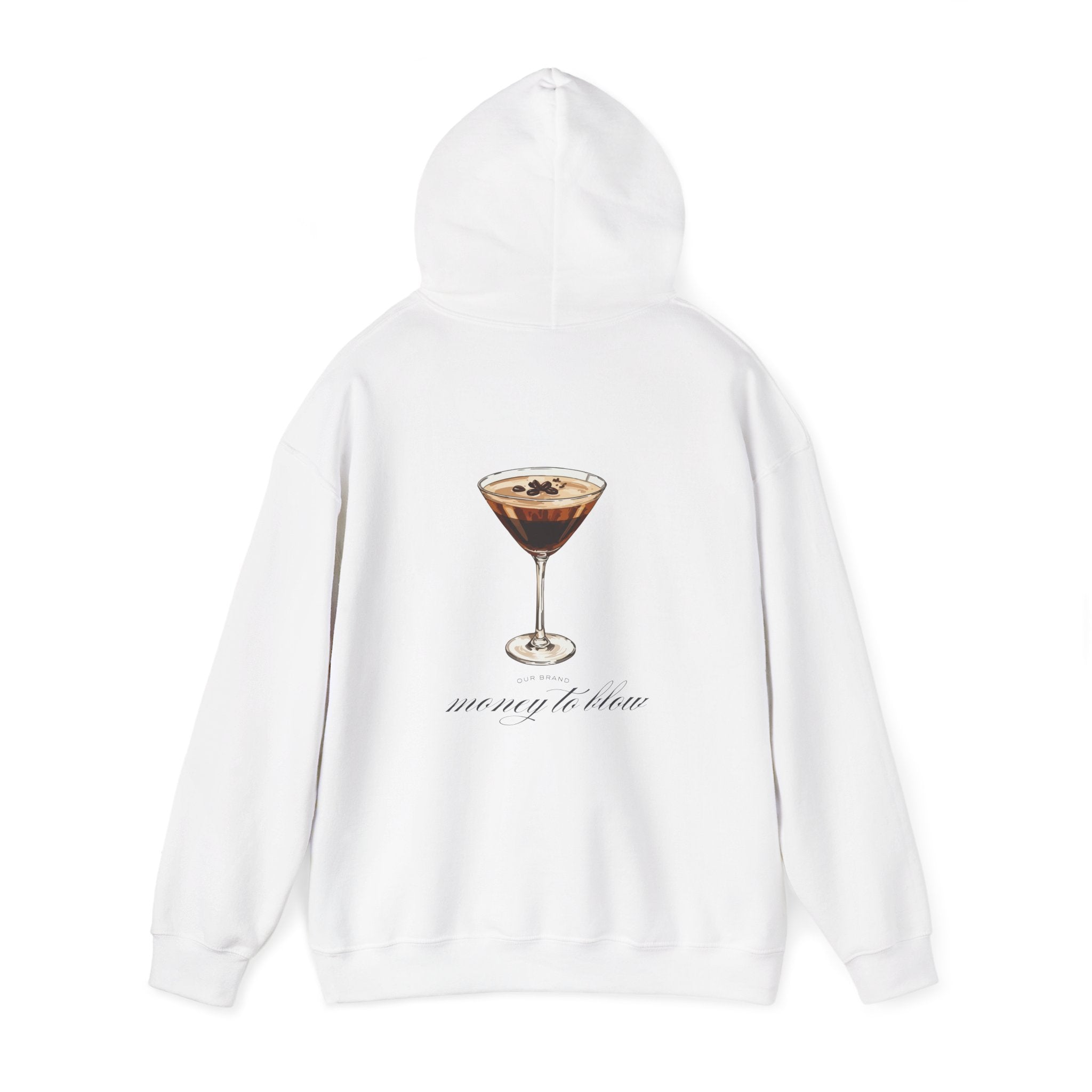 Espresso Martini Hoodie — 'Money to Blow' Cocktail Graphic Pullover