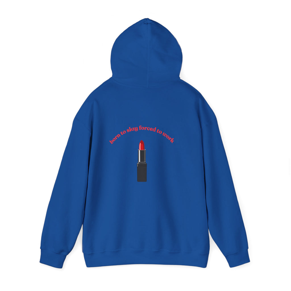 Lipstick Graphic Hoodie — "Learn to Stay Focused to Revolt" Inspirational Streetwear