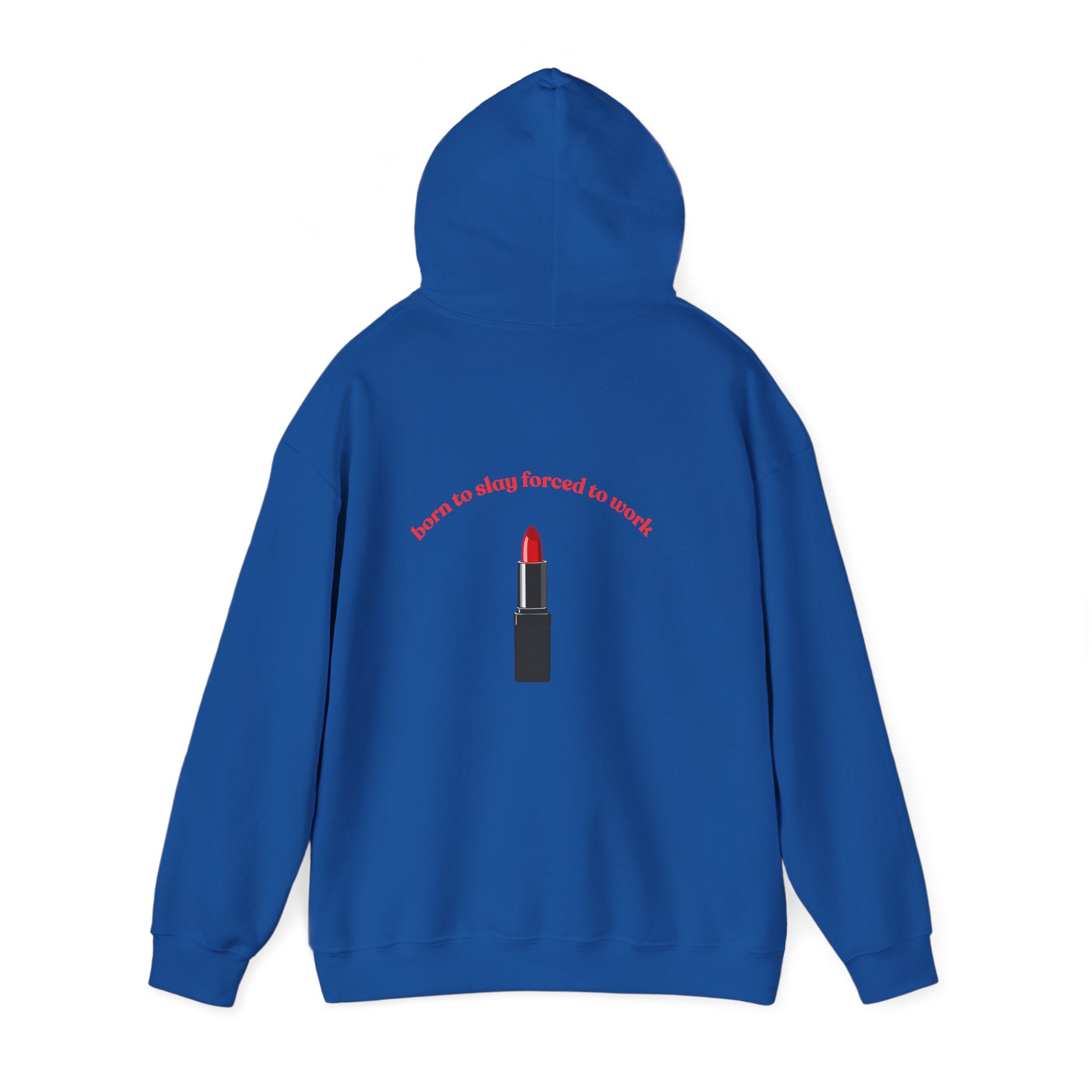 Lipstick Graphic Hoodie — "Learn to Stay Focused to Revolt" Inspirational Streetwear