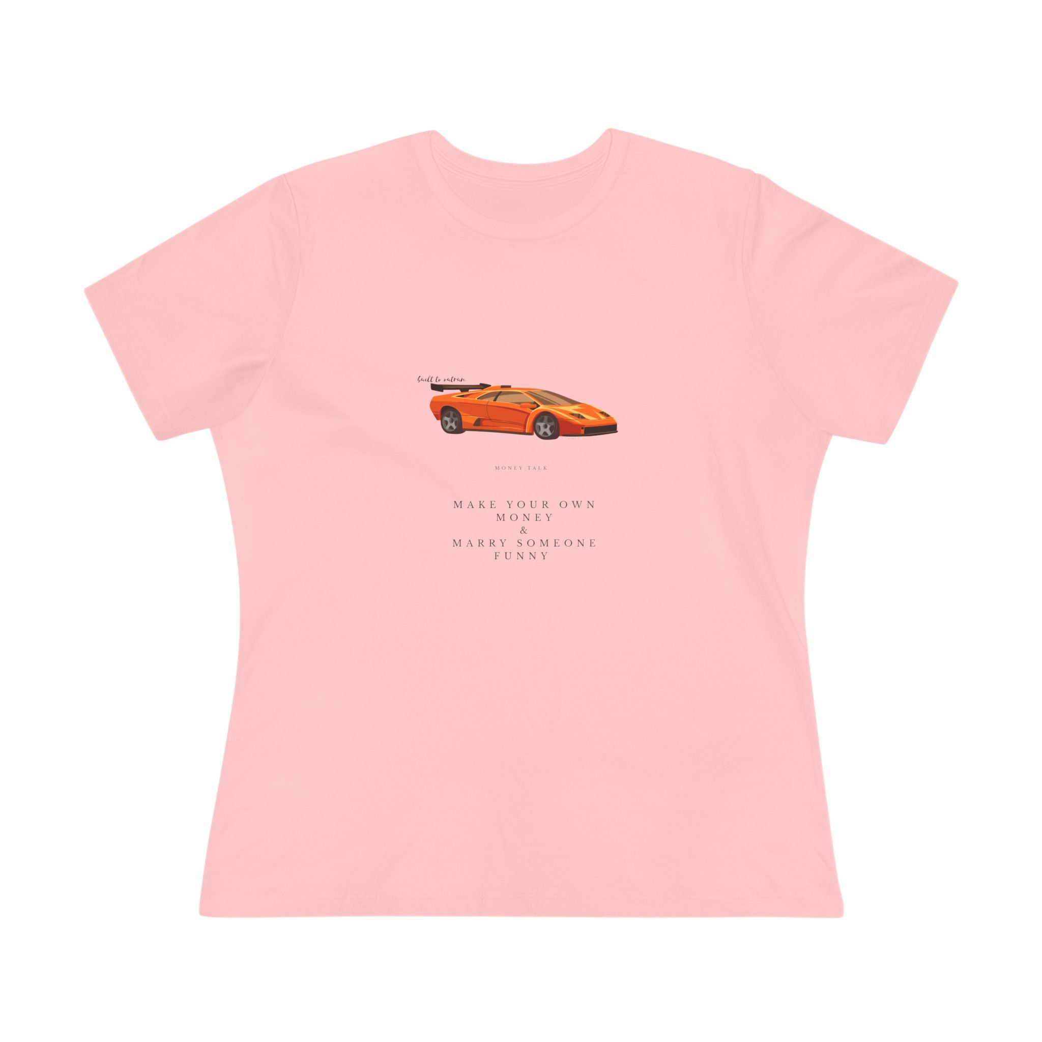 Luxury Lifestyle Women's Cotton Tee — Chic Everyday Graphic Tee