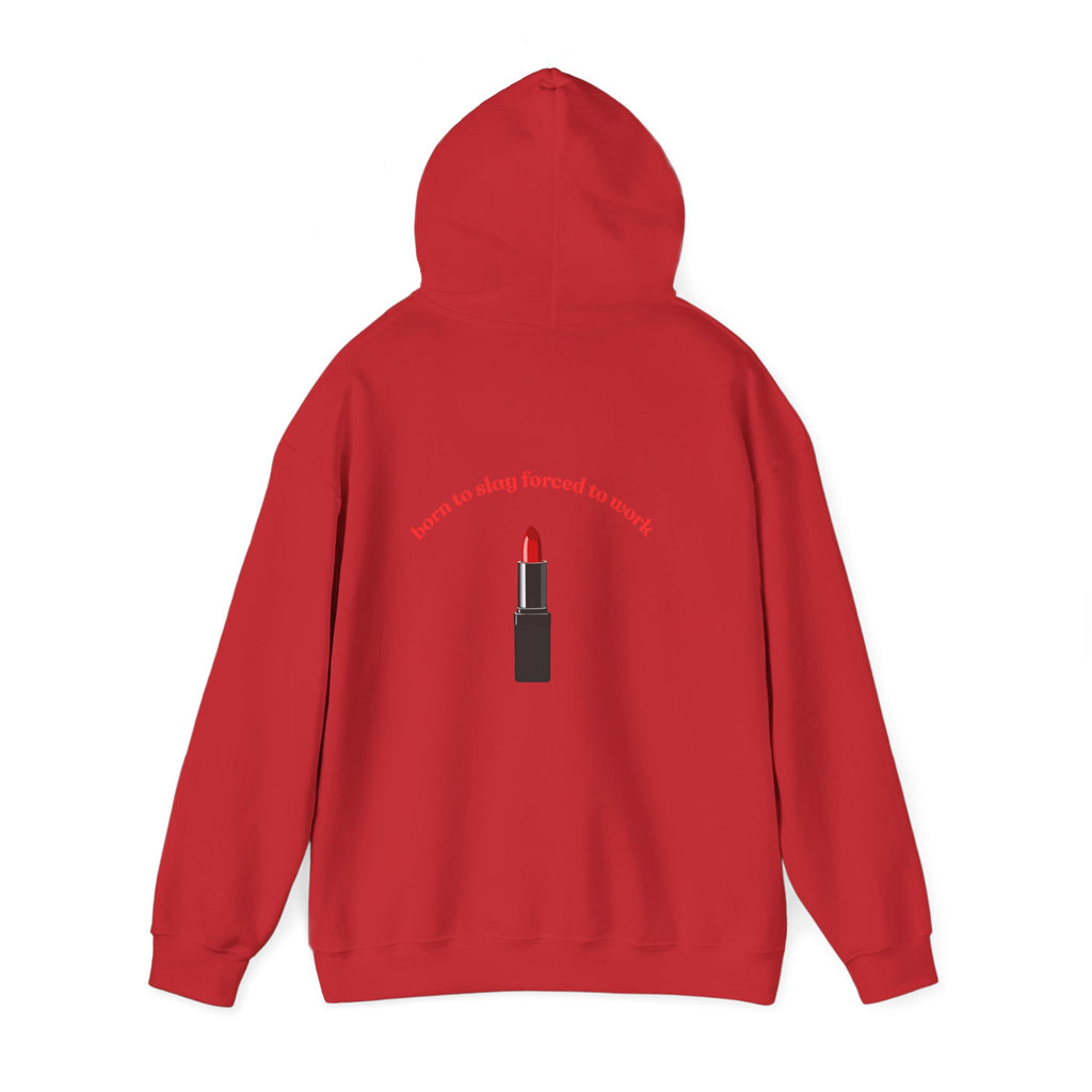 Lipstick Graphic Hoodie — "Learn to Stay Focused to Revolt" Inspirational Streetwear