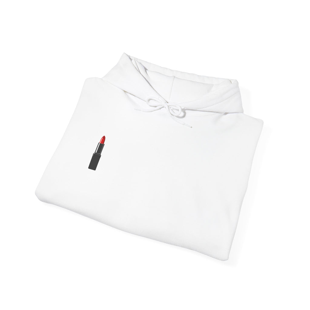 Lipstick Graphic Hoodie — "Learn to Stay Focused to Revolt" Inspirational Streetwear